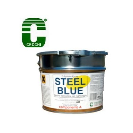 Sistema epossidico C-Systems STEEL Blue colore arancio