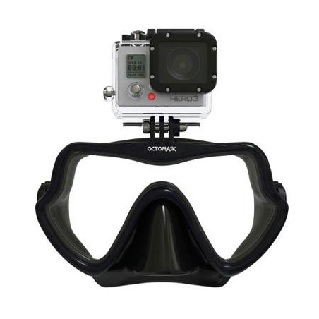 Maschera da sub e snorkeling Octomask predisposta GoPro