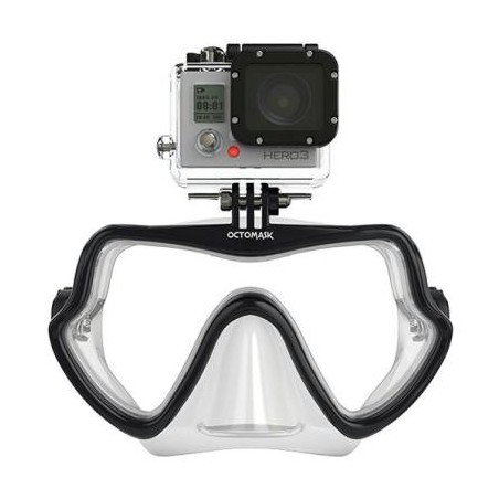 Maschera da sub e snorkeling Octomask predisposta GoPro