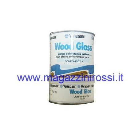 Vernice per legno lucida Veneziani Wood Gloss 0,75 lt