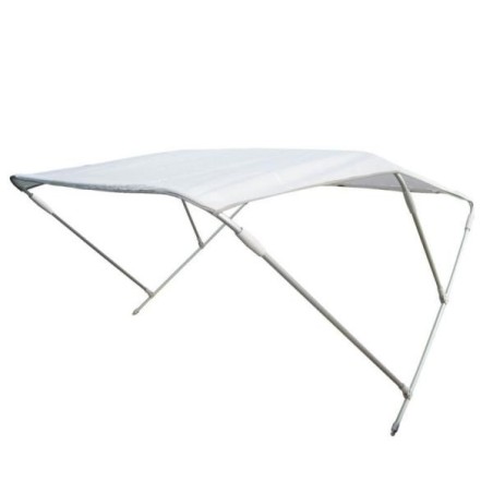 Tendalino bimini 2 archi bianco 150 cm