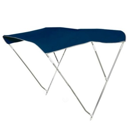 Tendalino bimini 3 archi blu 150 cm