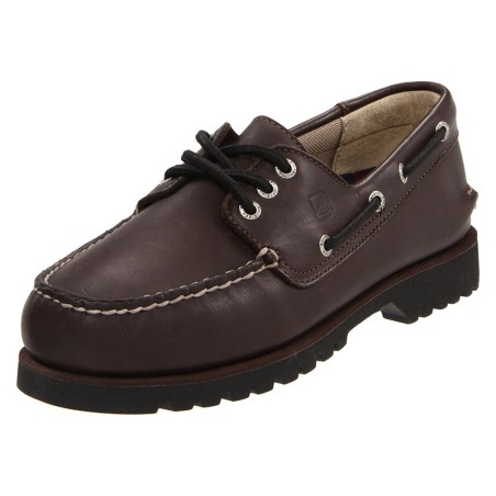 Scarpe Sperry Top Sider Boat Lug 3 Eye DK Brown