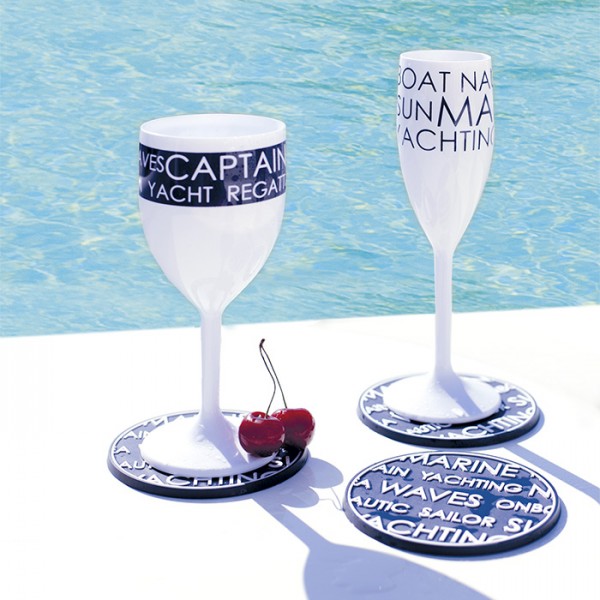 Set champagne aperitivo con porta calici Marine Business, Stoviglie ed  accessori / Set champagne aperitivo con porta calici Marine Business