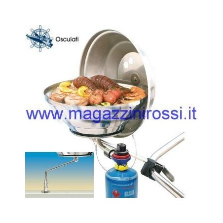 Barbecue da barca serie Magma a gas con supporto per tr