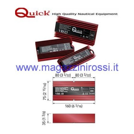 Riduttore di tensione Quick Nautical VRS10 24/12V tipo 