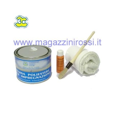 Kit per riparazioni in vetroresina 3C 0,375 lt.