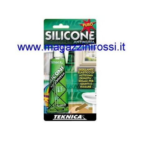 Silicone antimuffa Teknica sigillante colore nero