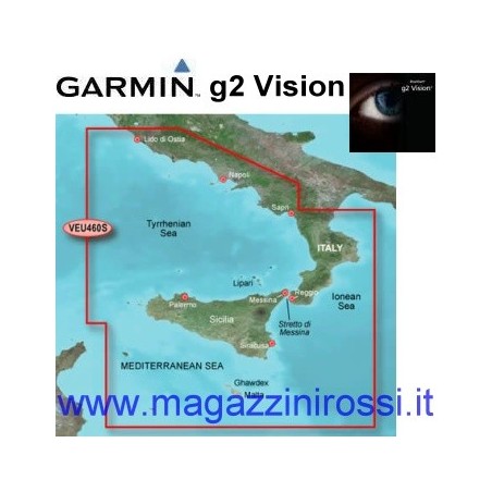 Cartuccia cartografia Garmin G2 Vision Small VEU460S It