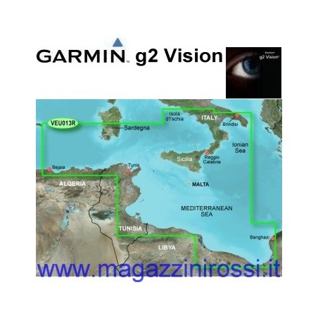 Cartuccia cartografia Garmin G2 Vision Regular VEU013R 