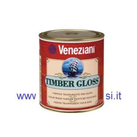 Vernice flatting Veneziani Timber Gloss 0.75 lt. traspa