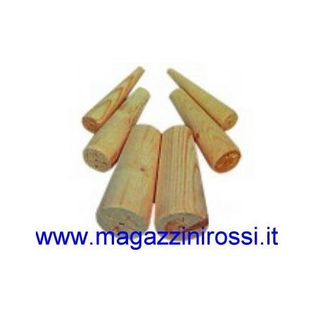 Tappi turafalle in legno set 10 pz