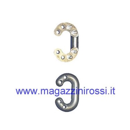 Falsa maglia in acciaio inox  per catena calibrata 6 mm