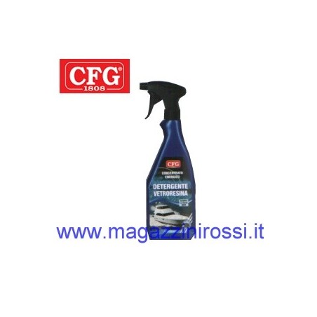 Detergente vetroresina concentrato da 750 ml.