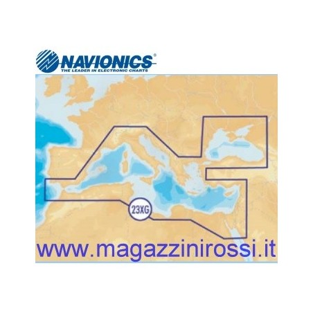 Cartuccia Navionics XL9 SD Gold Mediterraneo