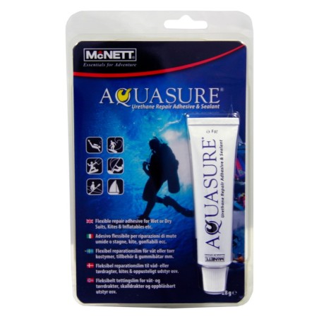 Riparatore sigillante ed adesivo Aquasure McNett tubo da 28 gr.