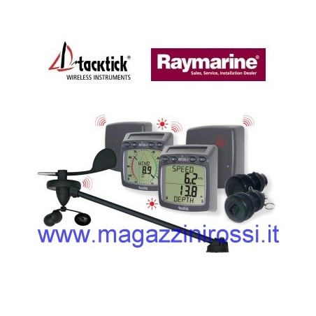 Sistema Tacktick T104 Speed, Depth, Wind e NMEA wireles